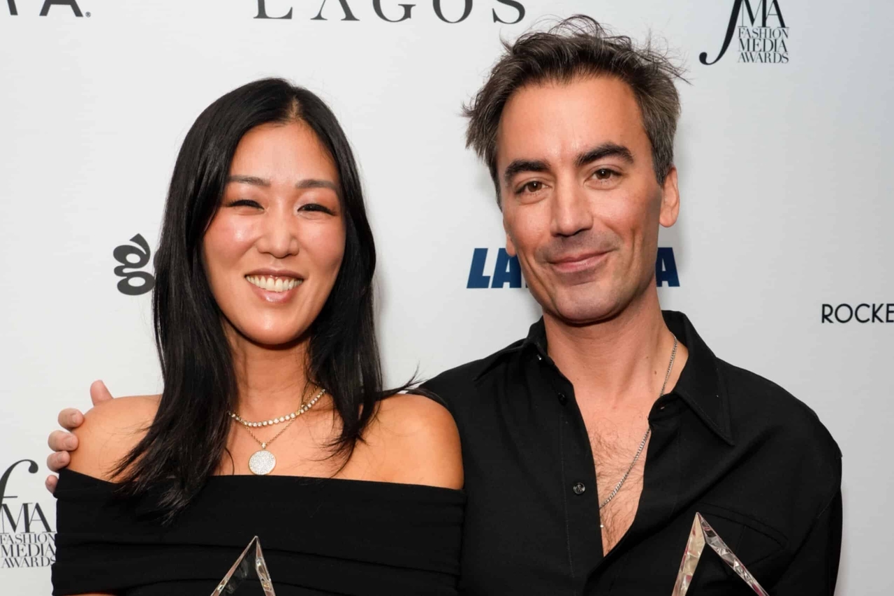 Laura Kim and Fernando Garcia Exit Oscar de la Renta
