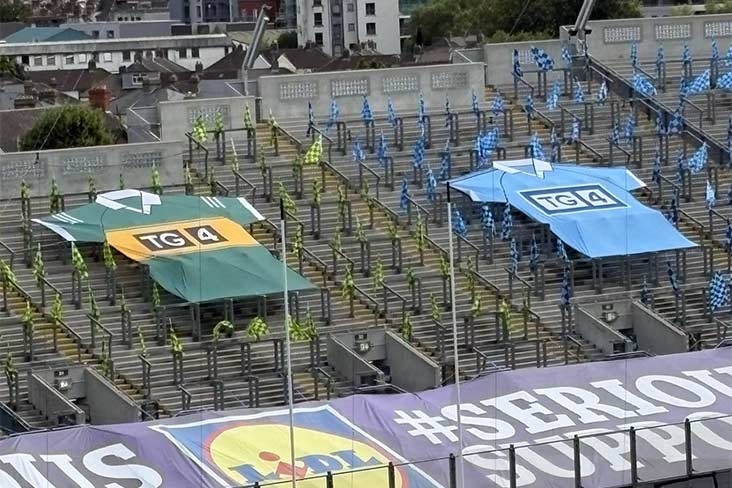 Giant Kerry-like jersey on Hill 16 for ladies final criticised