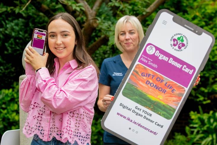 Dochter van All-Ireland-winnaar helpt bij lancering nieuwe digitale orgaandonorkaart