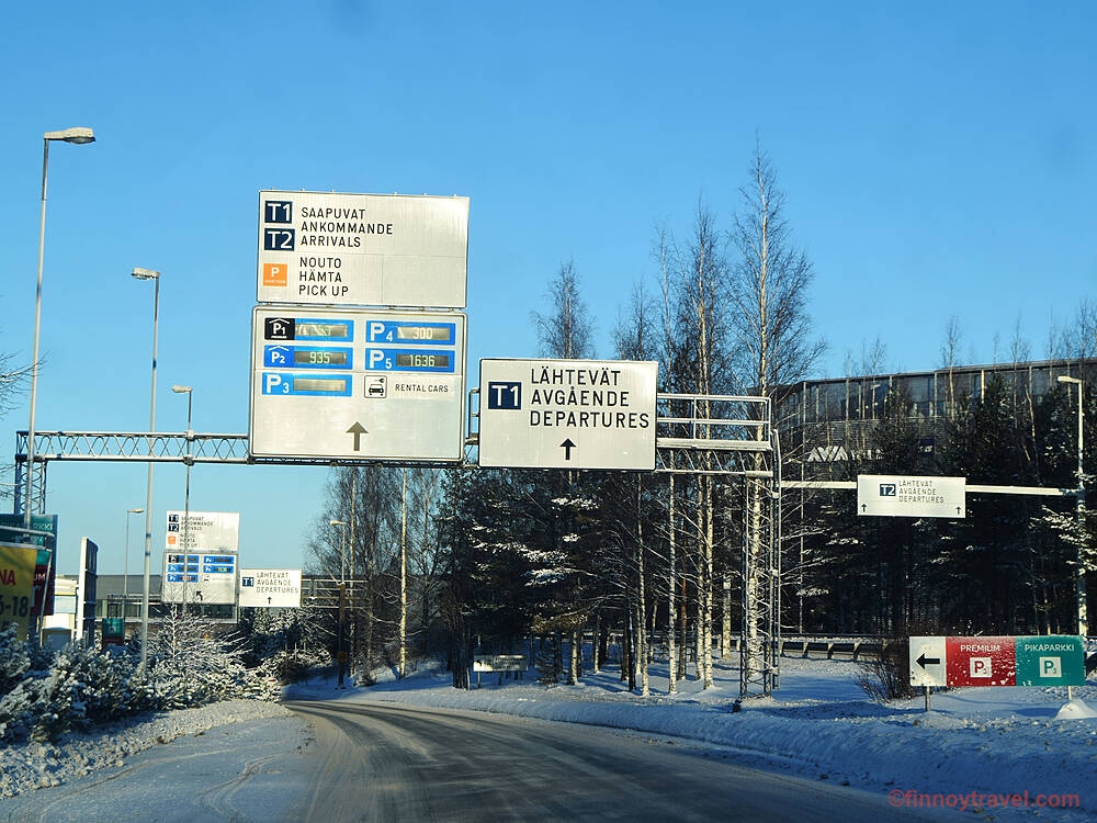 Guide du stationnement à l’aéroport d’Helsinki-Vantaa