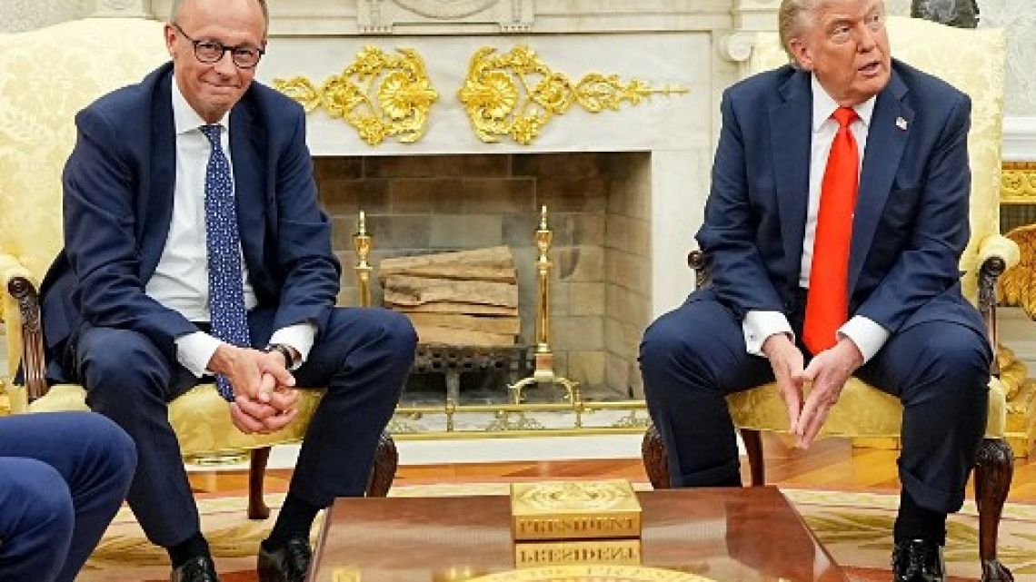 Trump recibió en la Casa Blanca al canciller alemán, Merz: un encuentro tenso, con gestos fríos y provocaciones