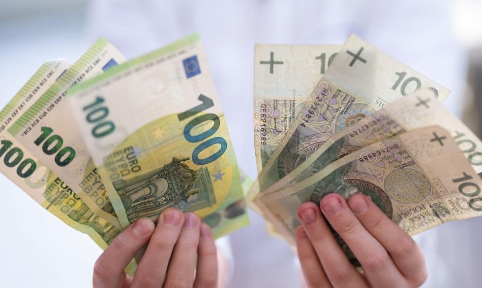 Lo zloty si è rafforzato. Tasso di cambio dell'euro al minimo da un mese. Il dollaro è più caro di 4 groszy