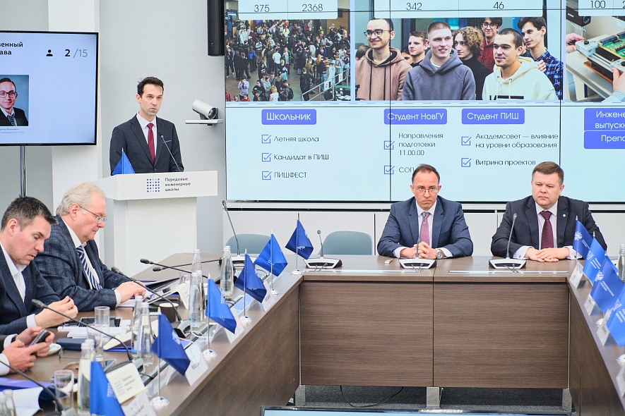Minister nauki i szkolnictwa wyższego ocenił sukcesy i perspektywy Wyższej Szkoły Inżynierskiej Uniwersytetu Państwowego w Nowogrodzie