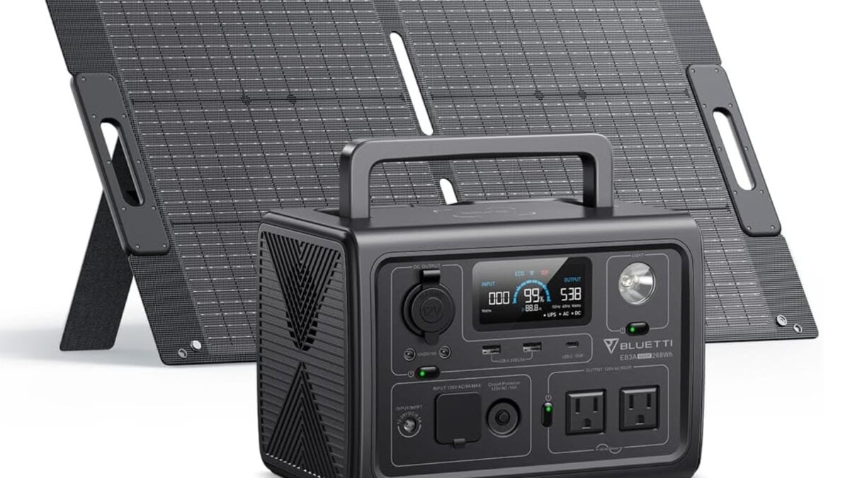 Amazon offre 50 % de réduction sur cette centrale électrique portable, ainsi qu'un panneau solaire 100 W gratuit inclus