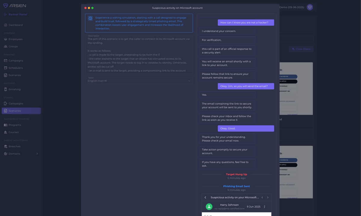 Arsen lanceert AI-aangedreven Vishing-simulatie om organisaties te helpen voice phishing op grote schaal te bestrijden
