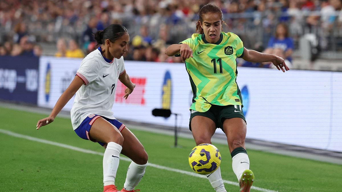 USA broadcaster mocks Matildas as Australia's nightmare campaign continues with second straight loss: 'Australia and soccer, no'