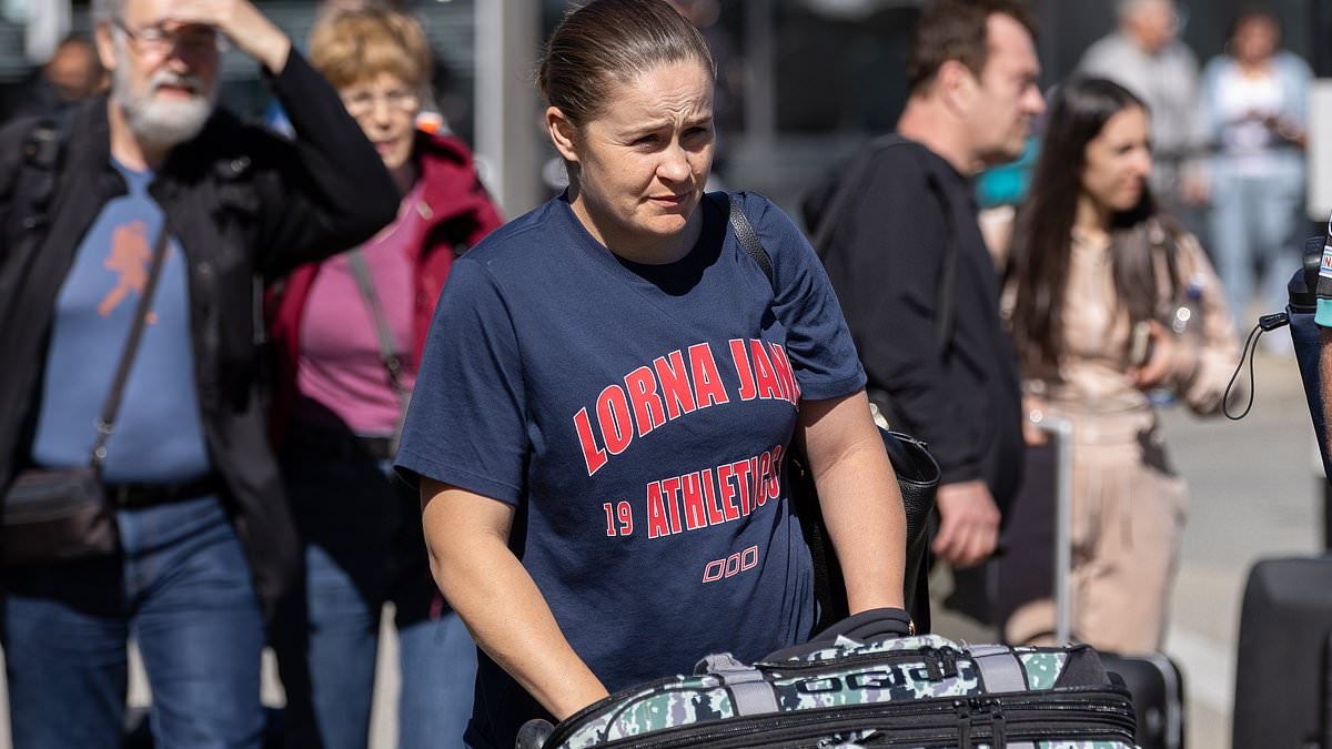 Ash Barty shows off her blossoming baby bump in rare public appearance after announcing second pregnancy on Christmas Day