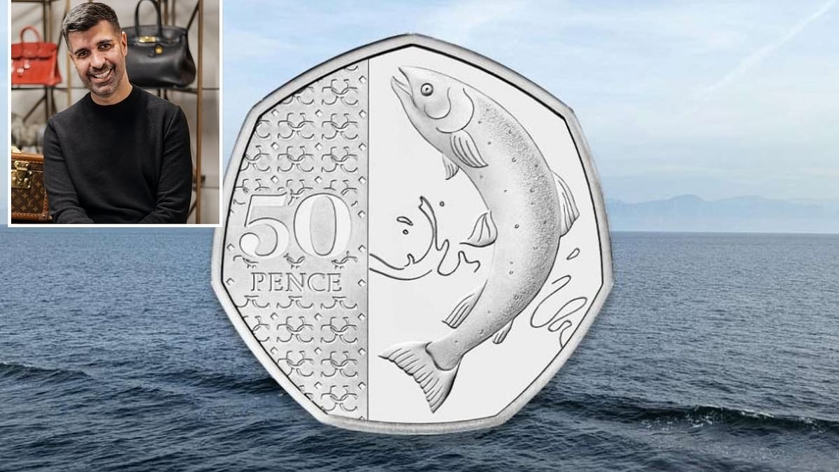 Mamy dwie monety Salmon 50p - czy są warte 150 funtów i czy ich wartość wzrośnie? DAN HATFIELD odpowiada