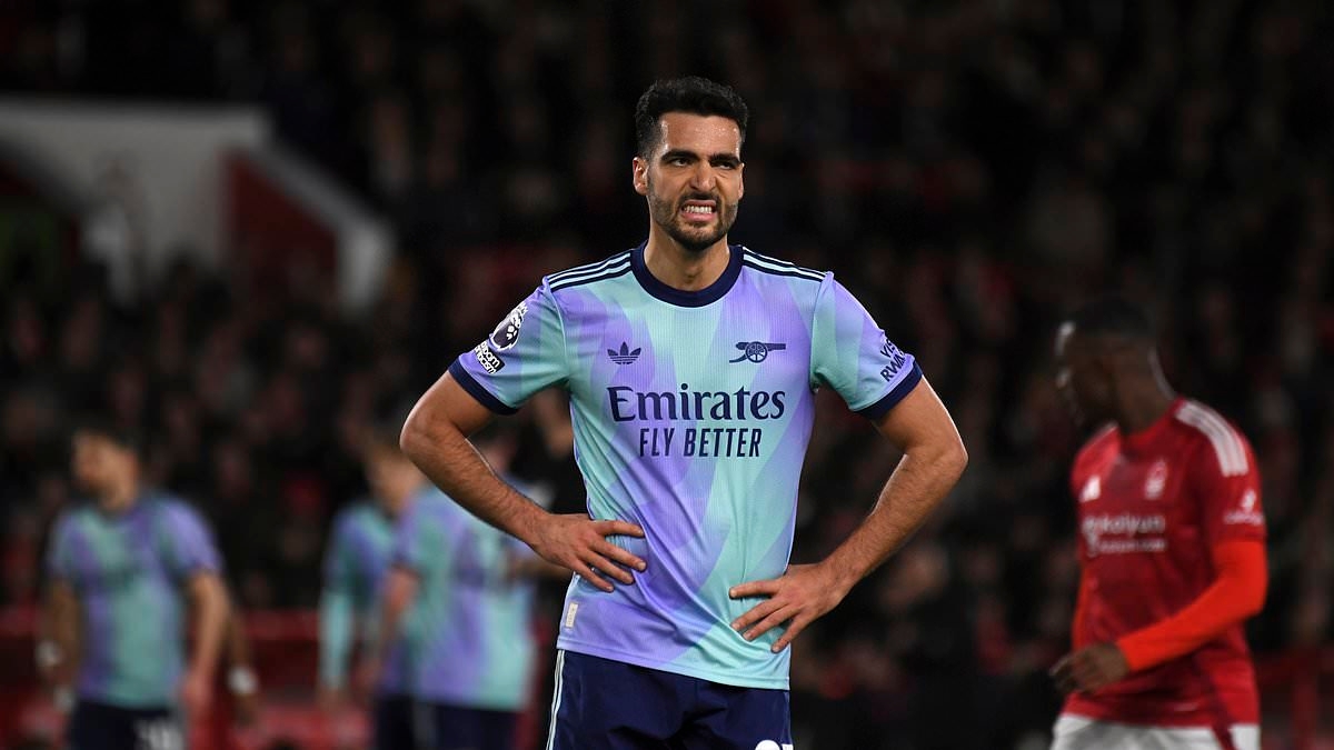 Nottingham Forest 0-0 Arsenal: los Gunners sufren otro golpe a sus esperanzas de título al no lograr marcar en un empate frustrante