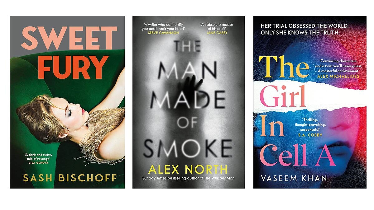 Thriller, die Sie nicht verpassen sollten: The Girl in Cell A von Vaseem Khan, The Man Made of Smoke von Alex North, Sweet Fury von Sash Bischoff
