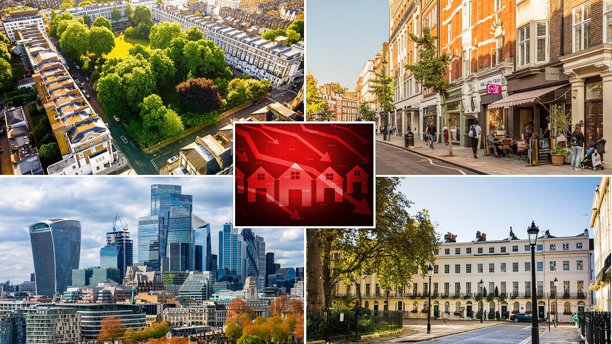 Los precios de las propiedades en el centro de Londres se han desplomado y "nadie quiere hablar de ello", advierte un agente de compras.