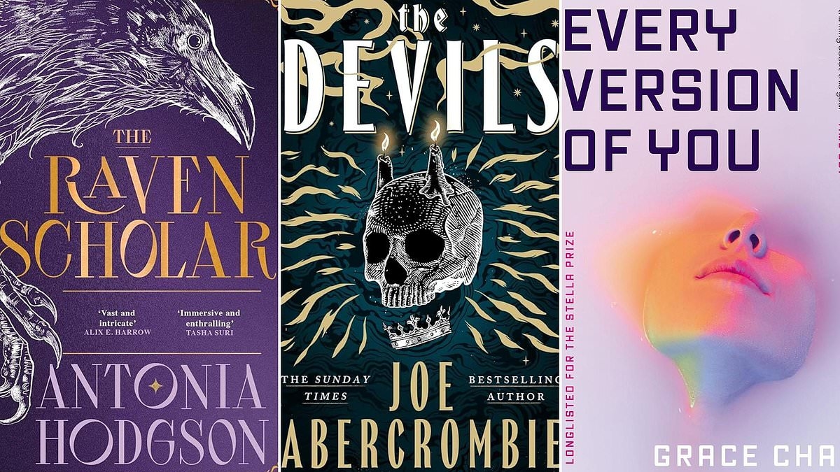 Schlachten und Verrat spielen die Hauptrollen in den besten Science-Fiction- und Fantasy-Büchern, die derzeit erhältlich sind: „The Raven Scholar“ von Antonia Hodgson, „The Devils“ von Joe Abercrombie, „Every Version of You“ von Grace Chan