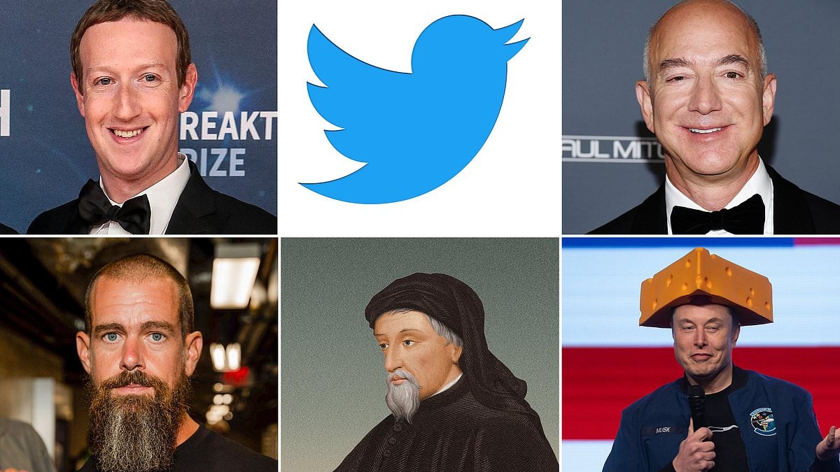 Amorous Or Loving? by Rupert Gavin: Who really invented Twitter? A) Jack Dorsey B) Jeff Bezoz C) Geoffrey Chaucer D) Elon Musk E) Mark Zuckerberg