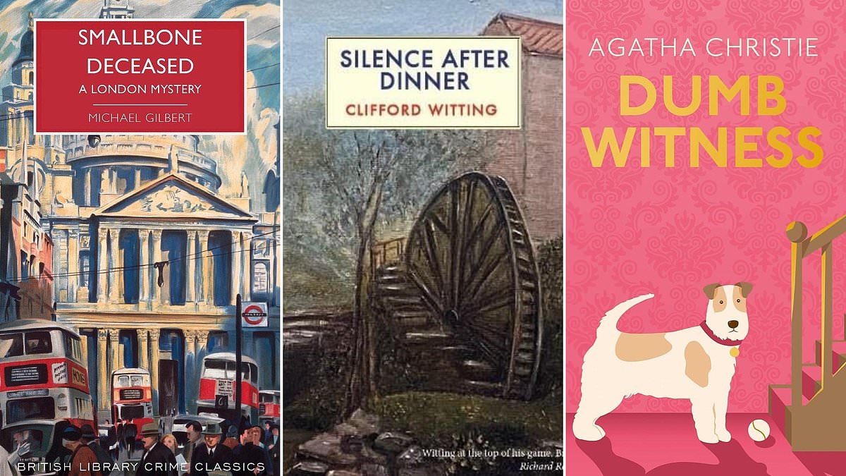 Einer unserer besten Krimi- und Ermittlungsautoren: Die besten klassischen Kriminalromane, die derzeit erhältlich sind – Smallbone Deceased von Michael Gilbert, Silence After Dinner von Clifford Witting, Dumb Witness von Agatha Christie