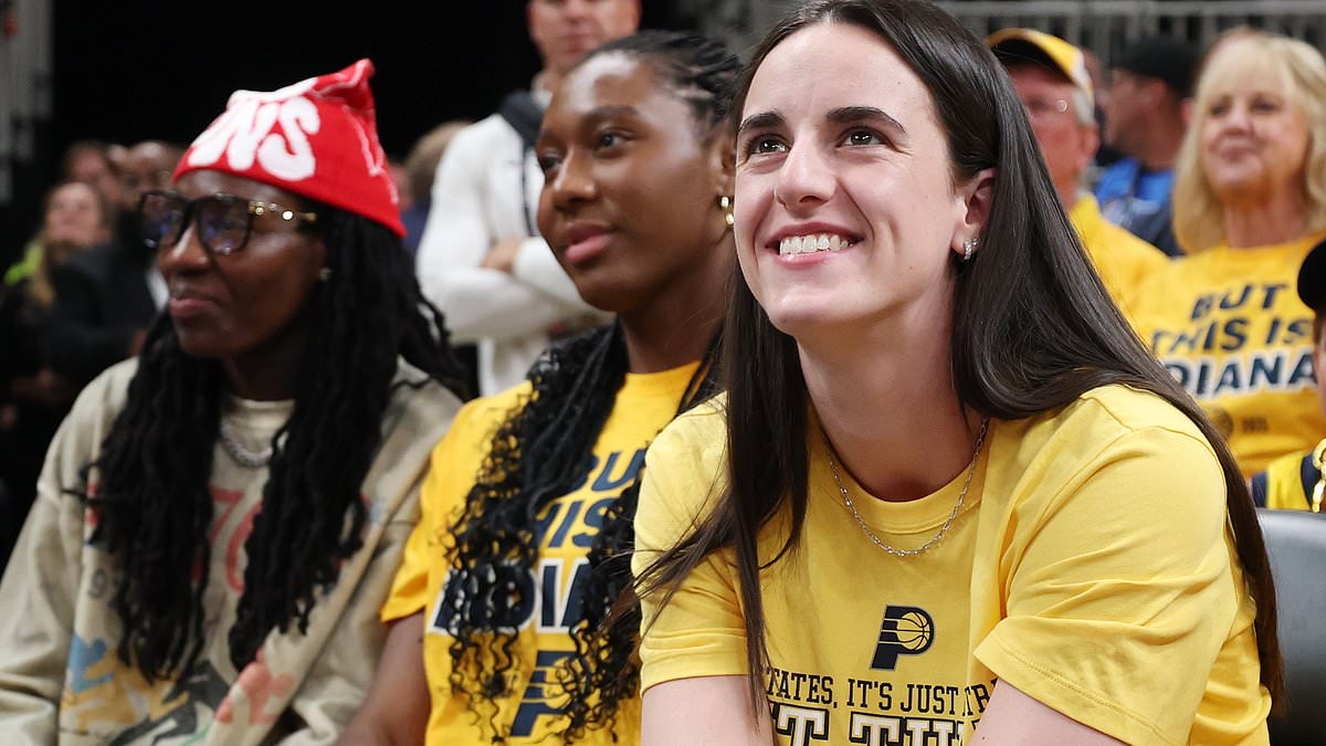 Caitlin Clark macht mit ihrem Würgezeichen Schlagzeilen, als die Pacers im NBA-Finale mit 2:1 gegen die Thunder in Führung gehen