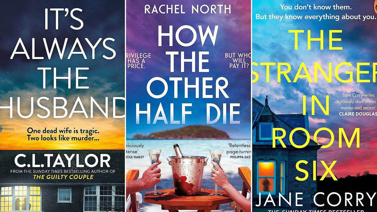 Succession meets White Lotus in this week's Psychological Thrillers: It's Always the Husband by C. L. Taylor, How the Other Half Die by Rachel North, The Stranger In Room Six by Jane Corry