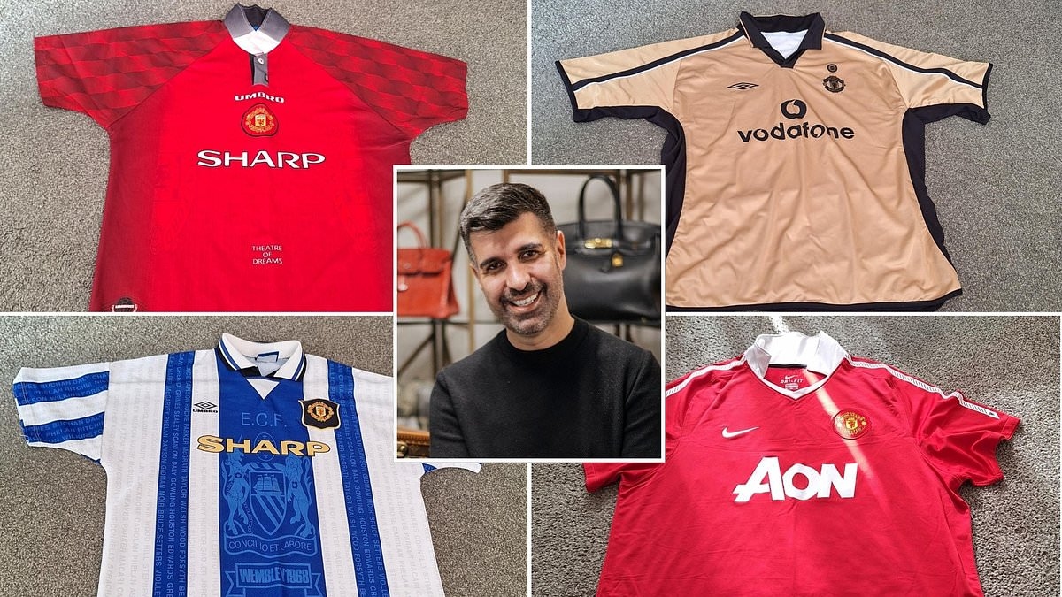 Wat is onze collectie Manchester United-shirts waard? DAN HATFIELD antwoordt