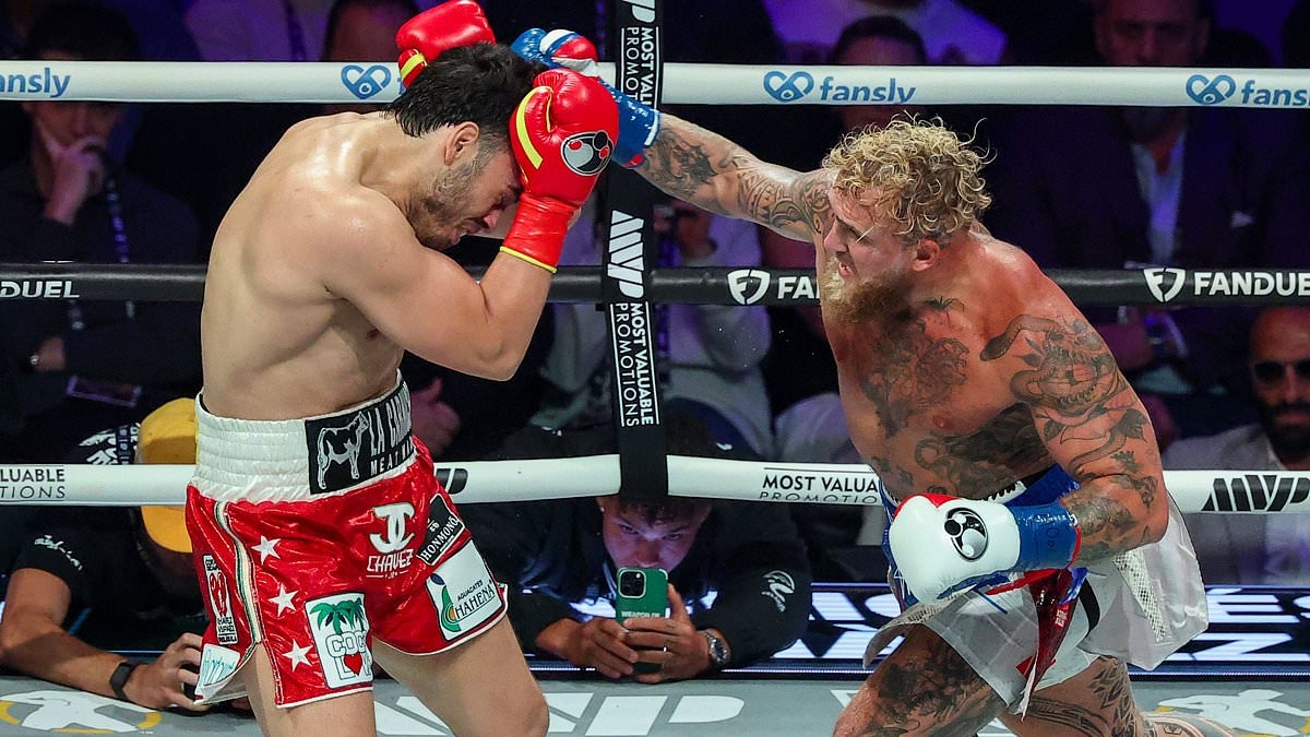 Jake Paul domina a Julio César Chávez Jr. mientras el YouTuber convertido en boxeador disfruta de su regreso victorioso al boxeo.