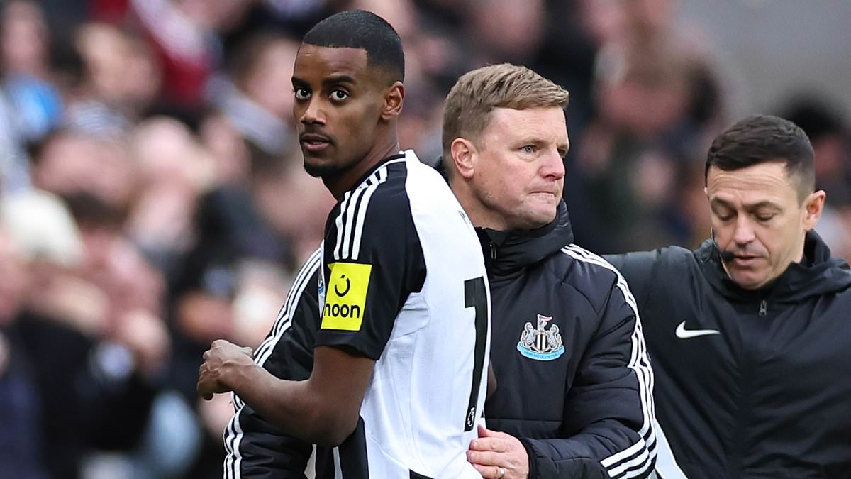 Eddie Howe admits Alexander Isak's future is 'not in my full control' - but Newcastle boss stresses there has been Liverpool offer for the forward