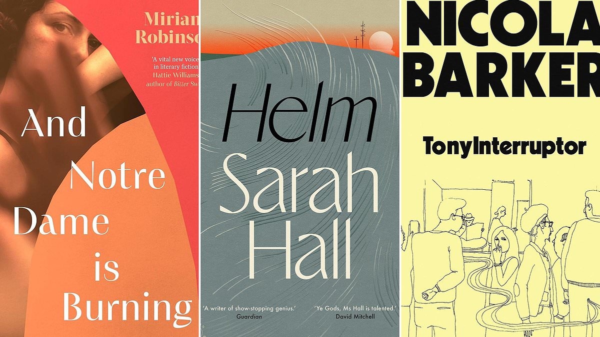 Windswept poetics in this week's literary fiction:  HELM by Sarah Hall, TONYINTERRUPTOR by Nicola Barker, AND NOTRE DAME IS BURNING by Miriam Robinson