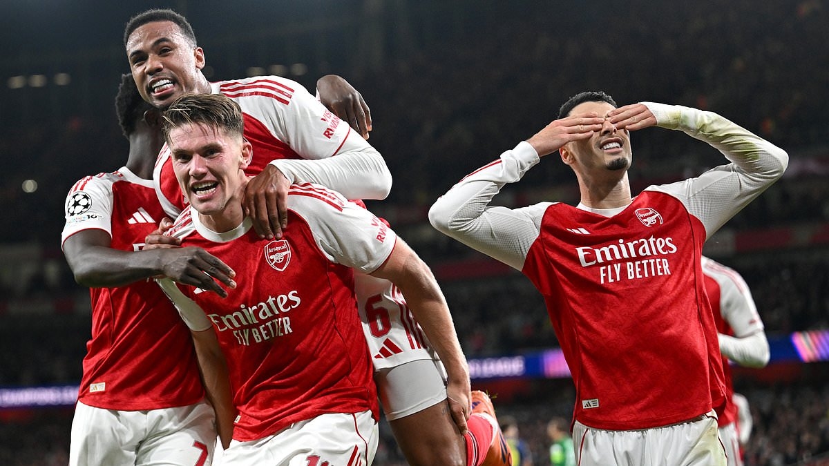 Arsenal 4-0 Atletico Madrid: Hungry Gunners outsmart Diego Simeone's dark arts as Viktor Gyokeres finally breaks scoring drought