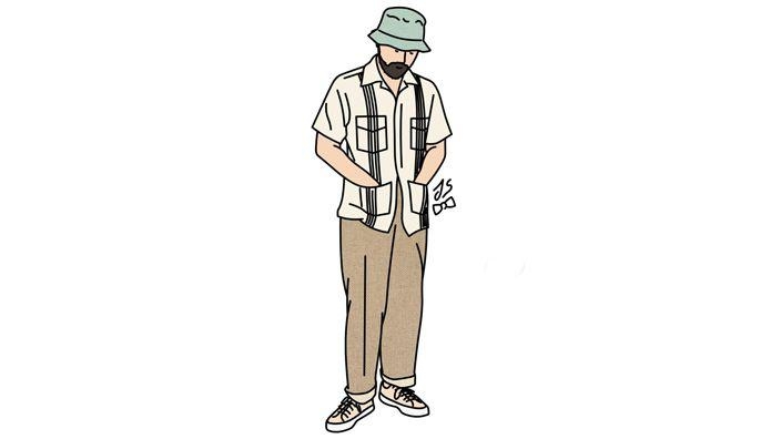 Das Guayabera-Hemd, getragen wie eine Safarijacke