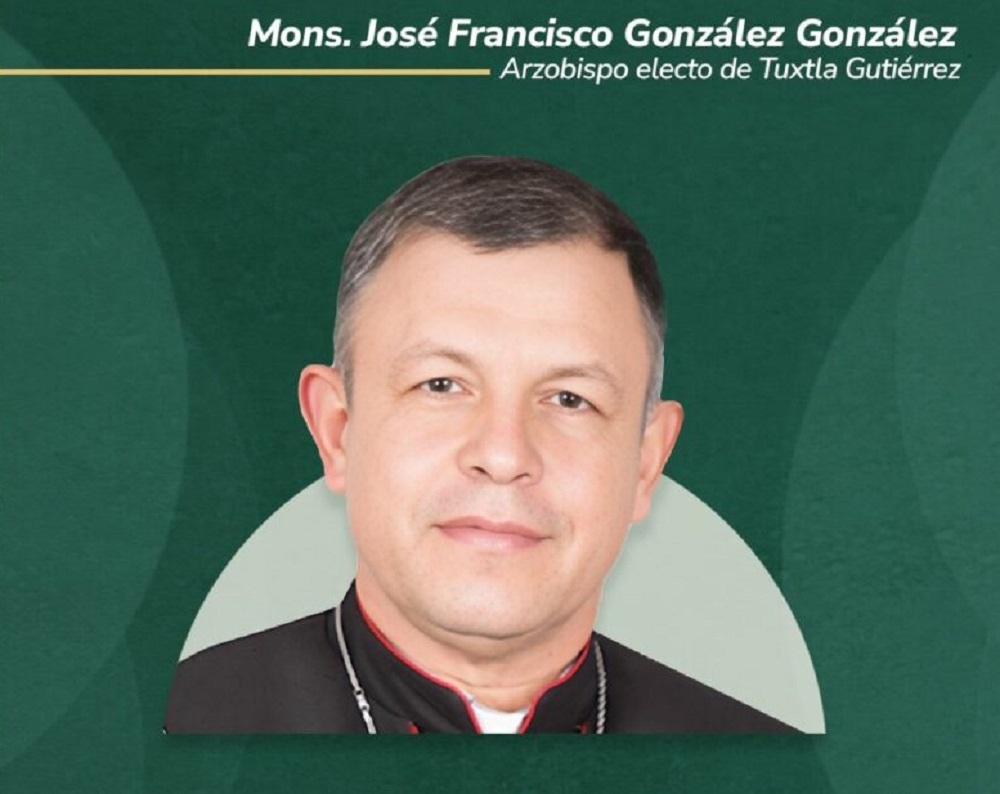 Pope Francis appoints José Francisco González González as Archbishop of Tuxtla Gutiérrez