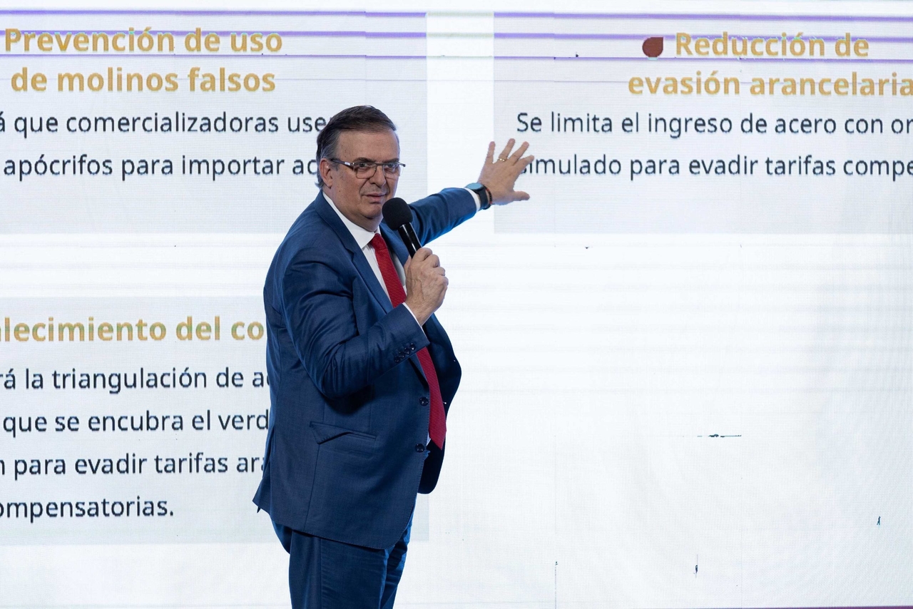 Marcelo Ebrard presents actions to protect the national industry