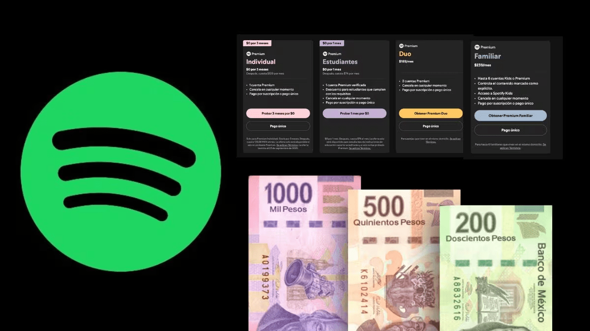 Spotify increases prices in Mexico; this is the cost of a subscription.