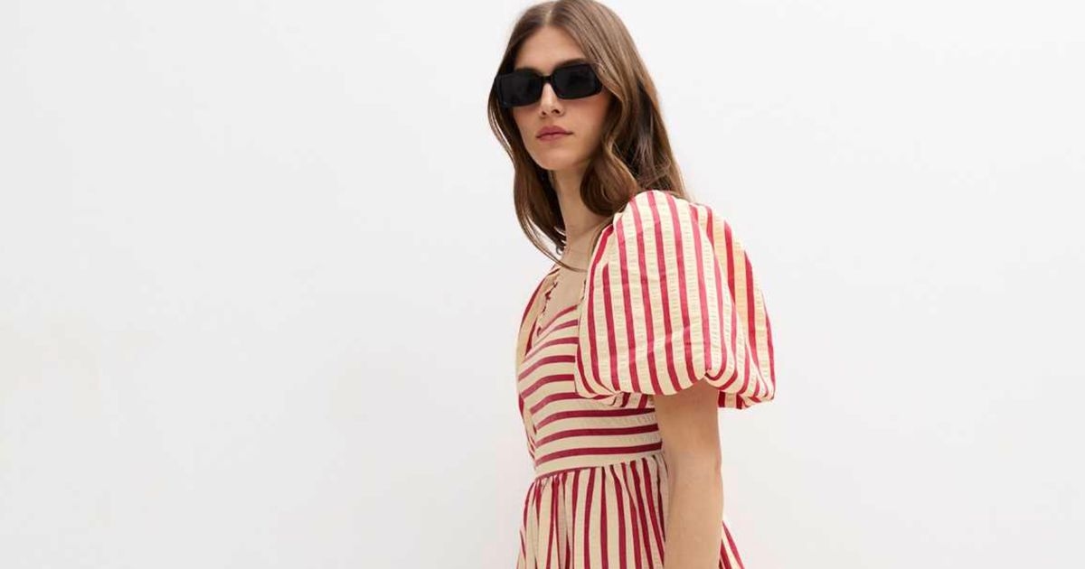 Das „wunderschöne“ 35 Pfund teure Sommerkleid mit roten Streifen sieht genauso aus wie das ausverkaufte Maxikleid von Never Fully Dressed
