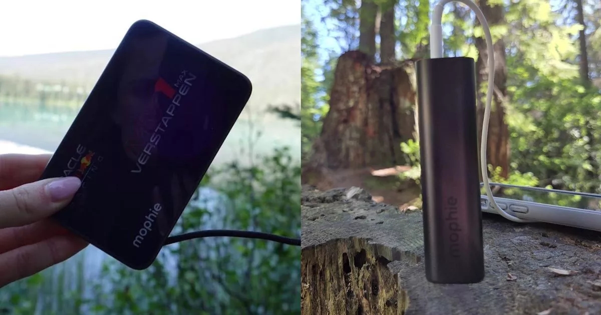 'Mophie powerbank kept my devices fully charged on a remote holiday'