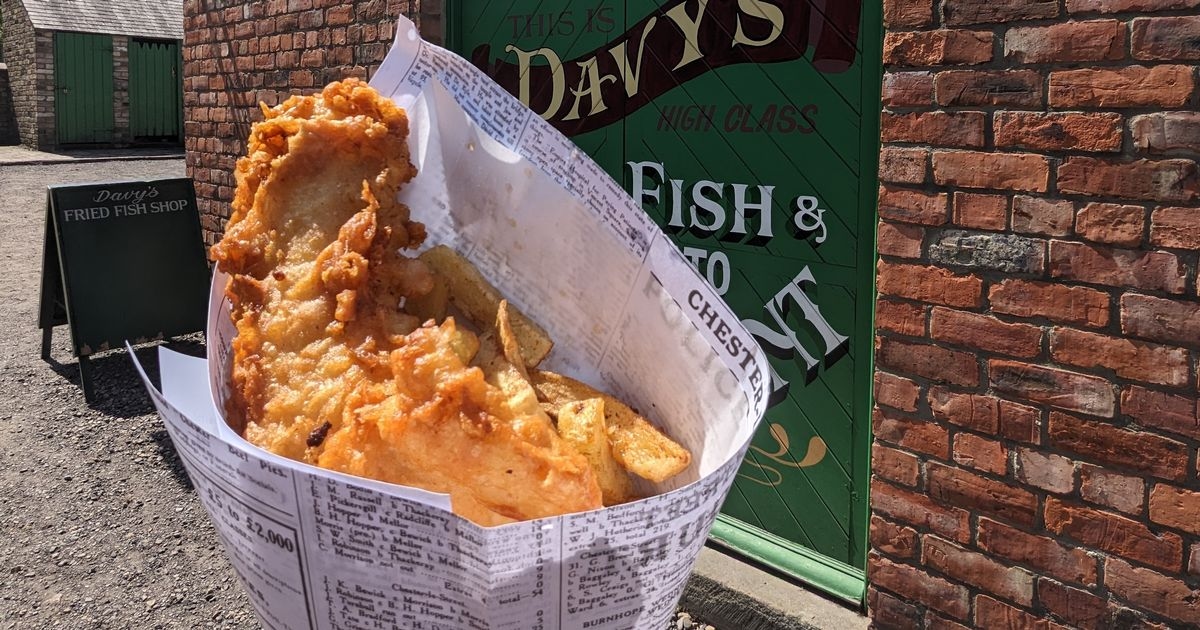 'İngiltere'de dondurulmuş balık ve patates kızartması dükkanını ziyaret ettim; şimdiye kadar yediğim en iyisiydi'
