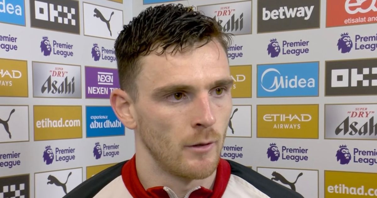 Andy Robertson makes surprising admission on Liverpool set-piece plan after Man City win