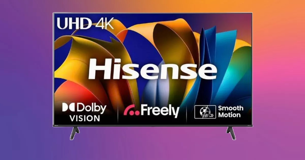 Obtenez un téléviseur intelligent Hisense 43 pouces 4K à un prix beaucoup moins cher car Amazon réduit de 200 £