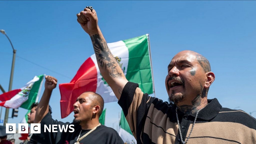 Watch: 'It's important' - LA protesters on why they're taking to the streets
