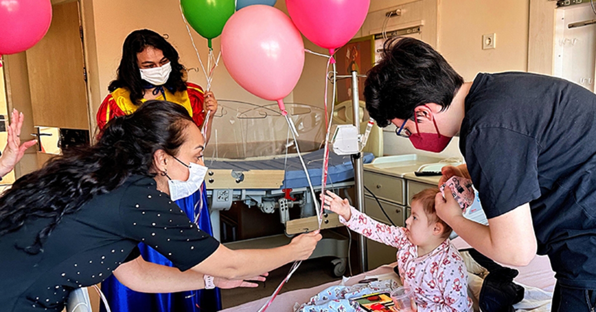 La joie de l'Aïd al-Adha pour les enfants atteints de leucémie