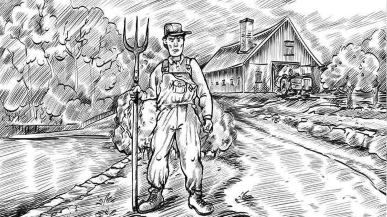 Скрытая картинка: Все видят фермера, но лишь немногие находят его дочь.