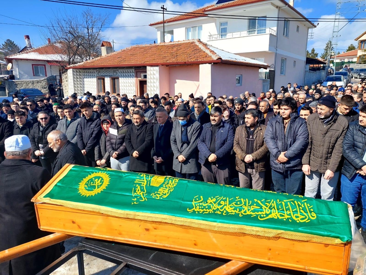 Businessman Osman Turan was sent off on his final journey