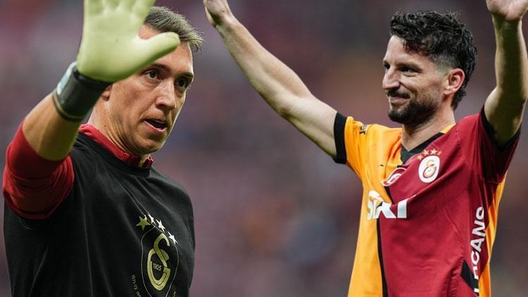 Galatasaray'da duygusal ayrılık: Muslera ve Mertens omuzlarda veda etti! Mauro Icardi...