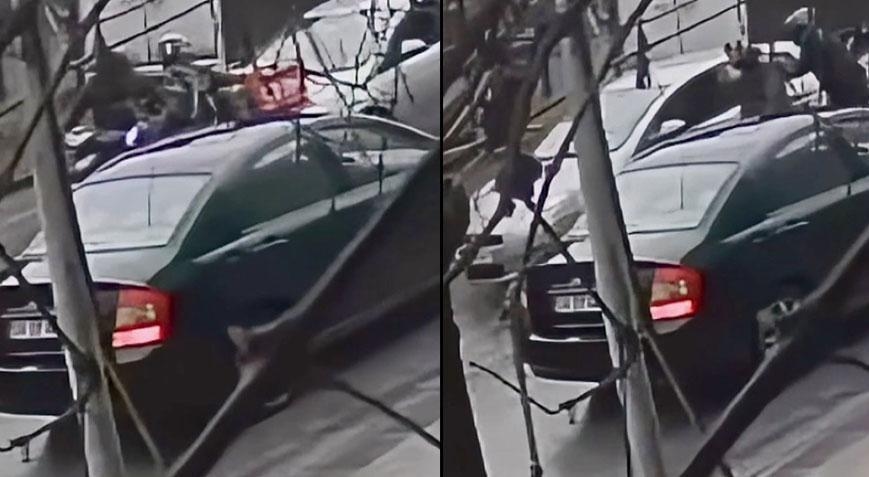 Er zijn nieuwe beelden opgedoken van de bestuurder die de motorkoerier in Pendik heeft verpletterd