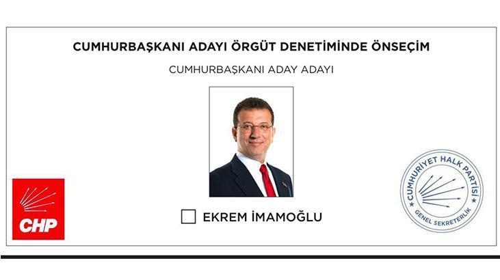 De stembiljetten voor İmamoğlu, de enige kandidaat bij de voorverkiezingen van de CHP, worden inmiddels gedrukt.