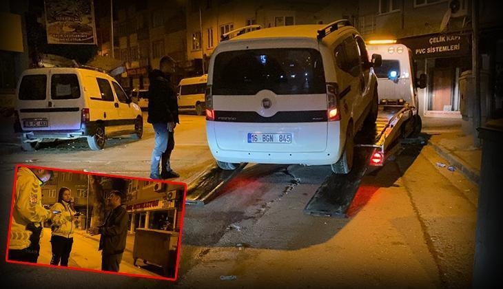 Conducteur sans permis qui a refusé de se soumettre à l'alcootest à Bursa : vous brûlerez votre dossier