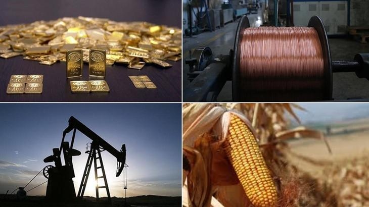 Los metales preciosos brillan en los mercados de materias primas