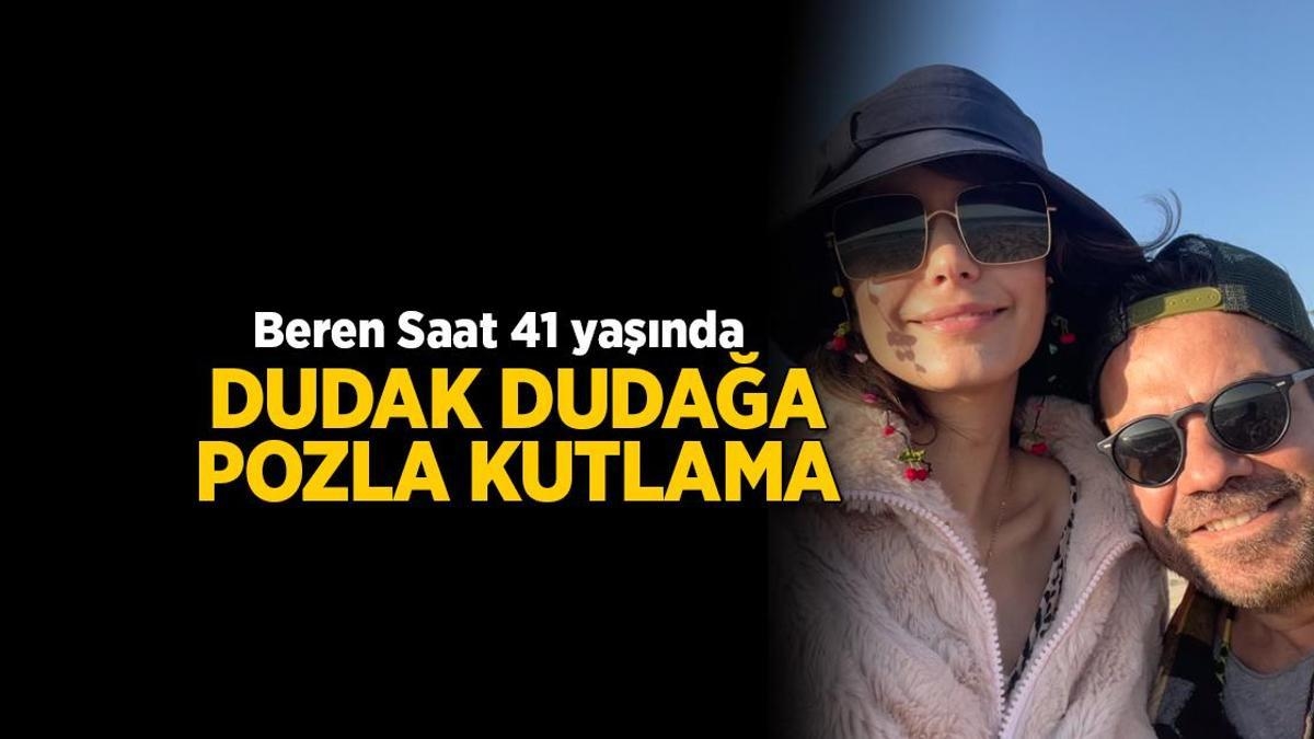 Kenan Doğulu, Beren Saat'in doğum gününü dudak dudağa pozla kutladı