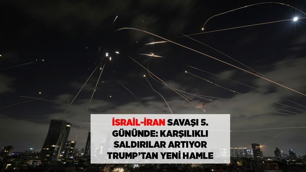 DERNIÈRE HEURE : LA GUERRE ISRAËL-IRAN EN EST À SON 5E JOUR, DÉCISION INÉDITE DE TRUMP, TIR DE MISSILES
