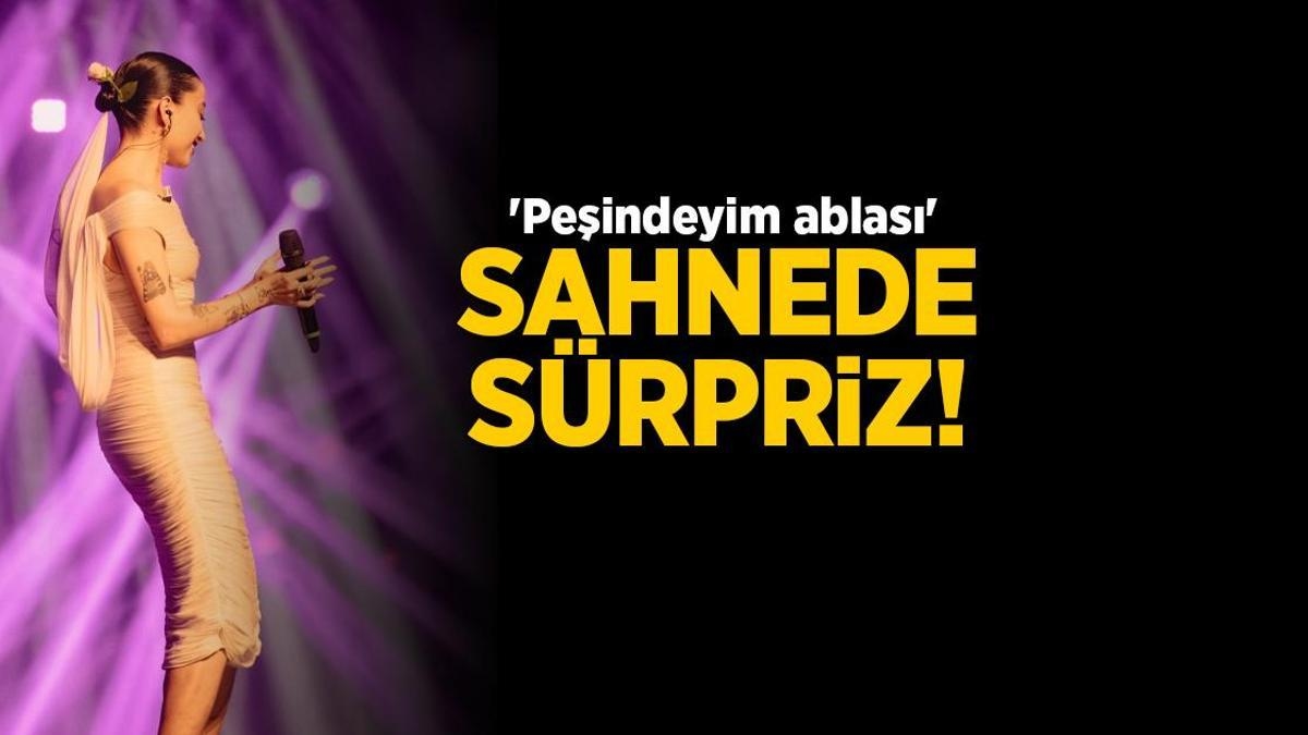 Verrassing op het podium van Melike Şahin! 'Ik ben achter haar zus aan'