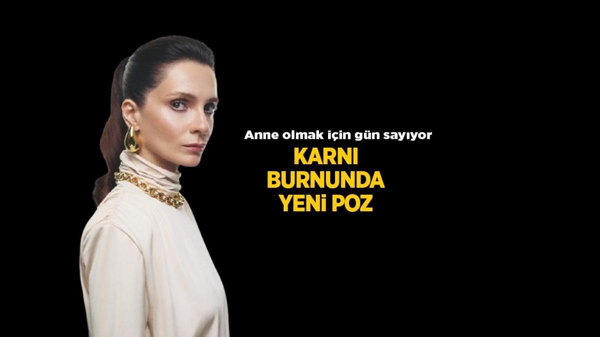Laatste nieuws: Zwangere Meriç Aral in een nieuwe pose met haar buik