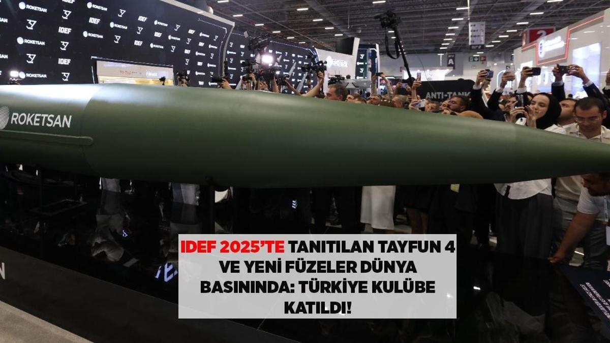 ÚLTIMAS NOTICIAS DE LA INDUSTRIA DE DEFENSA: NUEVOS MISILES EN LA PRENSA MUNDIAL: ¡LOS TURCOS SE UNEN AL CLUB! ¿CUÁLES SON LAS CARACTERÍSTICAS DEL TAYGUN 4?