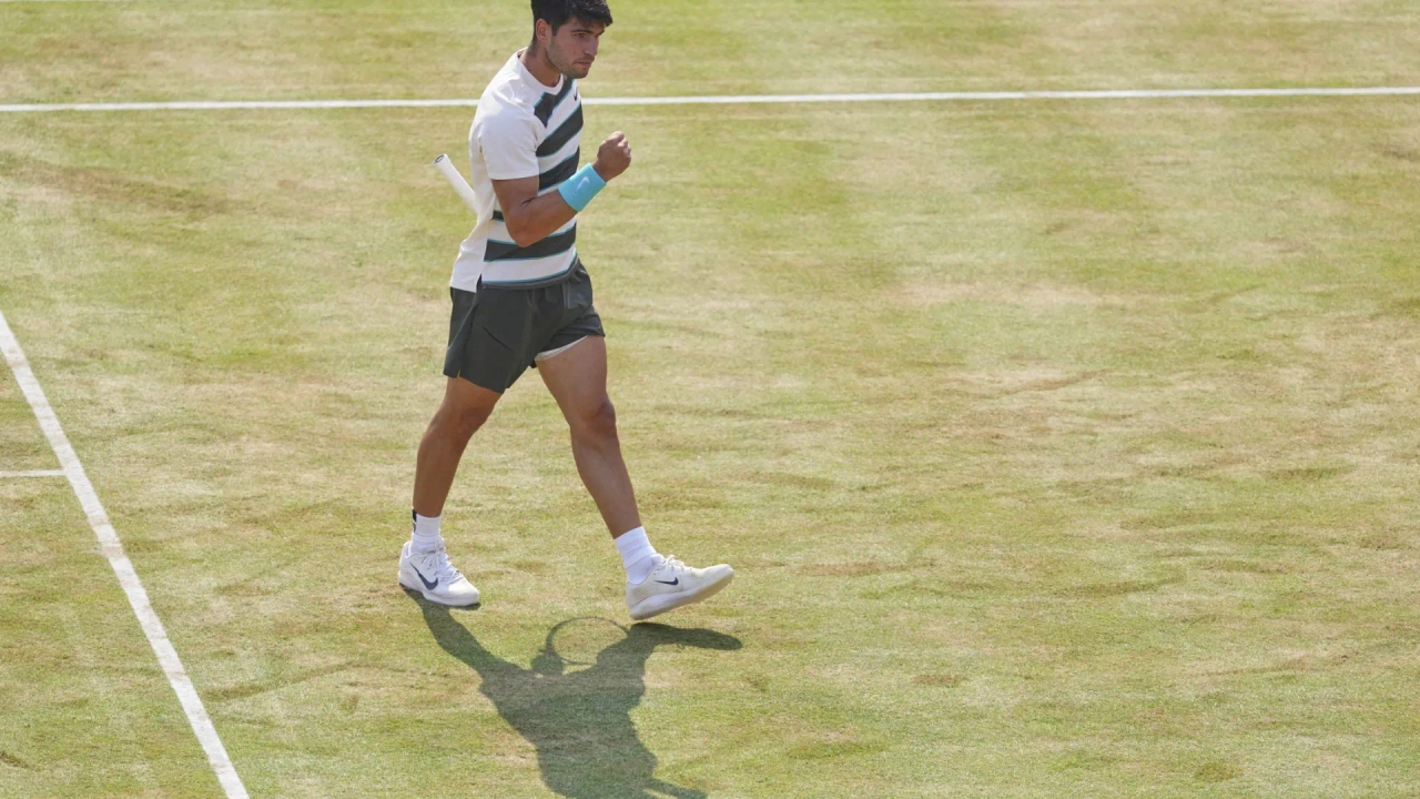 A incrível estatística de Carlos Alcaraz que convida a sonhar com um título de Wimbledon: mais títulos do que derrotas na grama