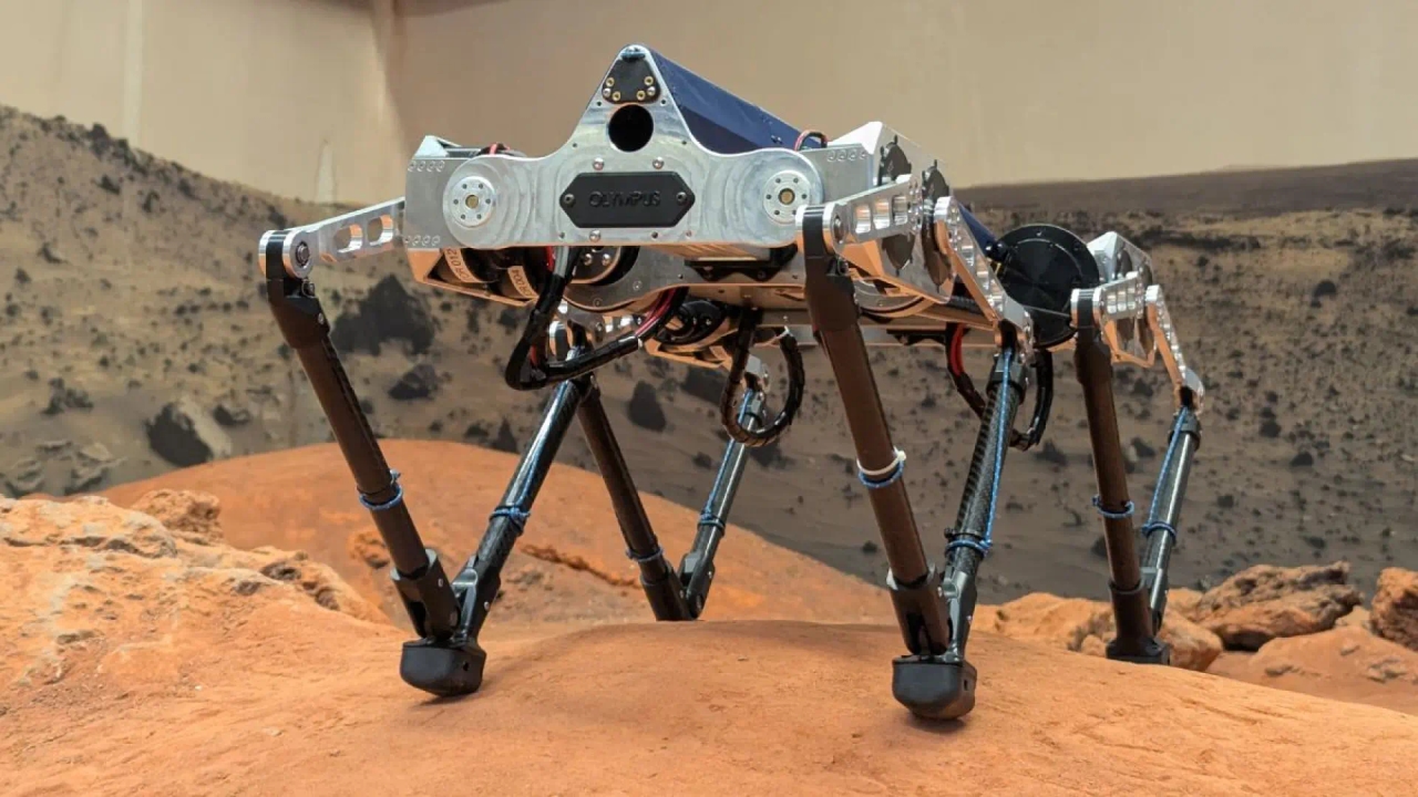 Así es Olympus, el perro robot que podría explorar Marte junto al rover Perseverance de la NASA